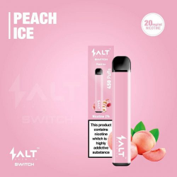 Salt Switch Peach Ice vienreizējās e cigaretes